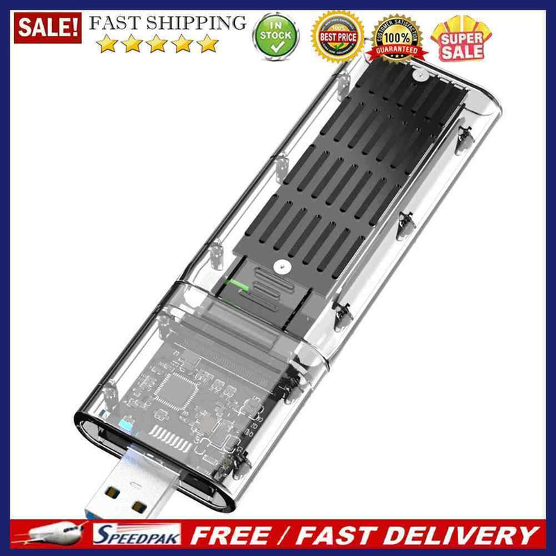 High Speed USB3.0 Gen1 5Gbps Mobile Hard Disk Case for B Key M.2 SSD Enclosure