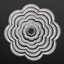 7Pcs/Set Flower Circles Metal Cutting Dies Stencils DIY Scrapbook Newly