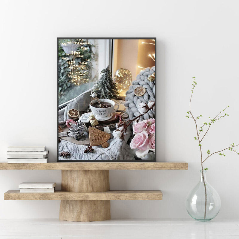 Diamond Painting DIY Windowsill Full Round Diamond Mosaic Art