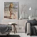 DIY Paint By Number Kit Girl s Back No Frame for Home Art Hanging Decor