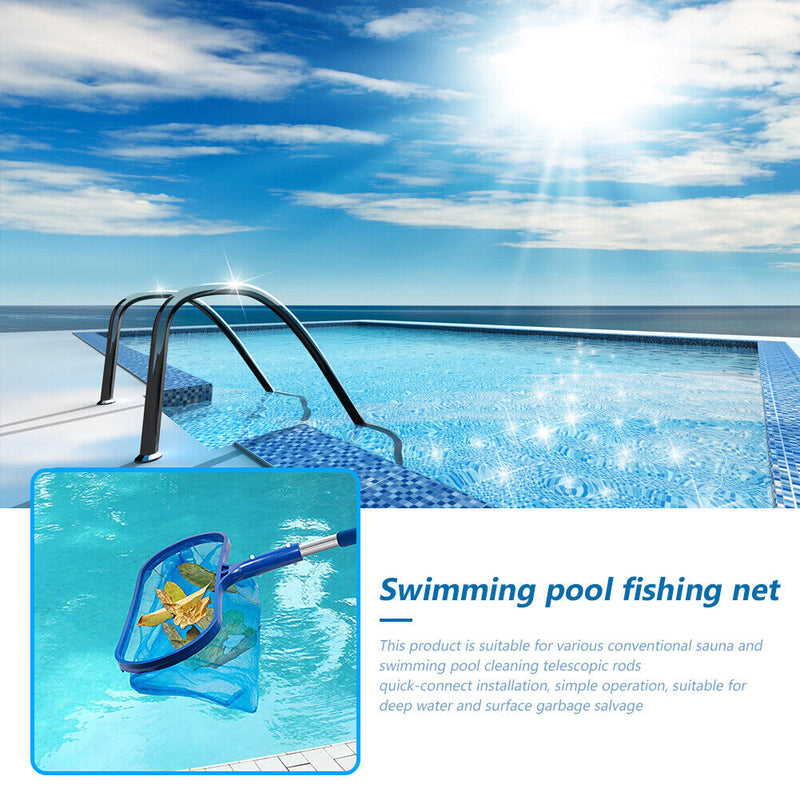 3pcs Swimming Pool Net Tool Shallow Deep Water Fishing Cleaning Net Supplies