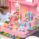 Racing Rail Automobile Adventure Set Kids Educational Interactive Toys Gifts