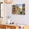 Frameless Oil Paint By Numbers Street Scene DIY Canvas Picture Craft Kit