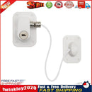 Infant Kid Security Window Limiter Baby Safety Furniture Door Lock (White) Newly