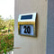 House Number LED Solar Lamp Waterproof Outdoor Address Number Sign Light Newly