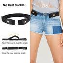 Invisible Belts - 4 Piece Buckle Free Elastic Invisible Belts for Jeans Pants