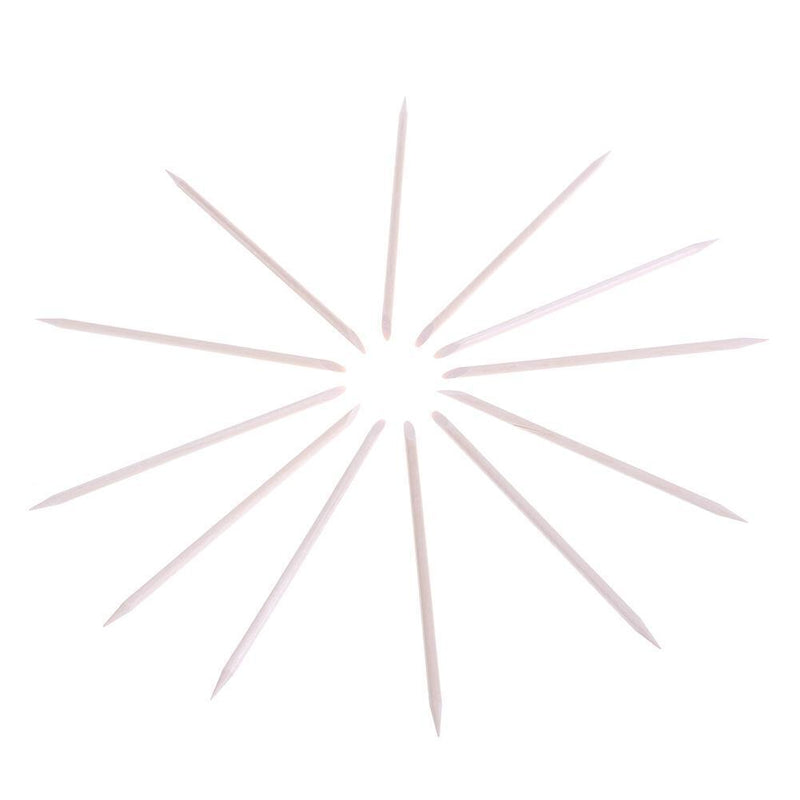 100pcs/Bag Nail Art Cuticle Pusher Remover Wood Clean Nail Manicure Sticks Newly