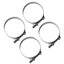 4pcs Heavy Duty Stainless Steel T-Bolt Clamps Turbo Coupler Intake Intercooler