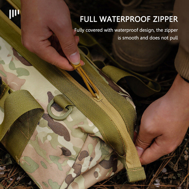 Waterproof Sport Gym Bag Outdoor Molle Camp Hiking Backpack (CP Camouflage)