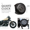 Motorcycle Clock Waterproof 22-25mm Dia Handlebar Watch Luminous Quartz Clock