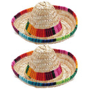 Buckle Dog Supplies Mexican Straw Cap Pet Straw Hat Sombrero Pet Ornaments
