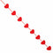 String Room Layout Decorations Red Hearts Garland Wedding Anniversary Garland