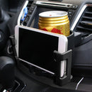 2 in 1 Car Vent Phone Cup Storage Stand Auto Interior Beverage Holder Accessory