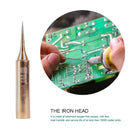900M-T Oxygen-free Copper Soldering Iron 936 Solder Head Welding Tip (A) Newly