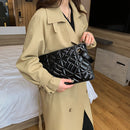 Women Fashion PU Leather Solid Color Clutch Business Female Large Satchel Bag