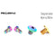 2/4pcs Bike Lid Bolts for Bike Brake Lever Titanium Alloy Oil Cylinder Lid Bolts