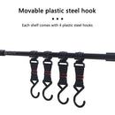 #A Shine Trip Folding Camping Hanging Rack Shelf Light Holder Clothes Storage