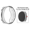 For Polar Vantage M/M2 Watch Case Half-Clad Cover Shell (Transparent Gray) Newly