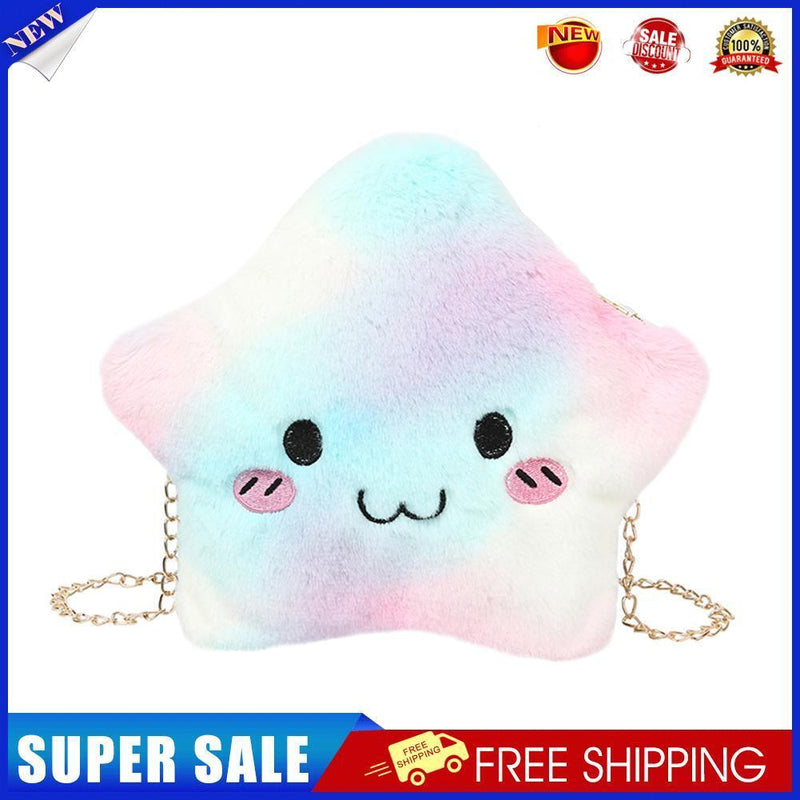 Lovely Plush Women Crossbody Bags Cartoon Chain Shoulder Handbag (Style 3)