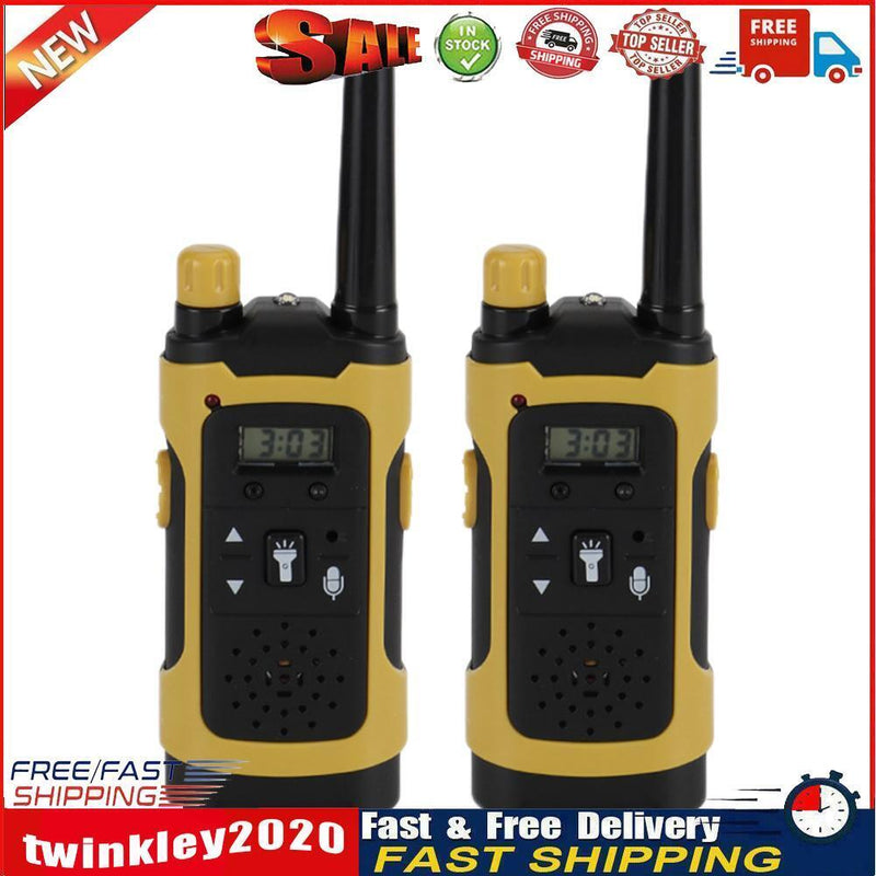 Kid Handheld Walkie Talkie Outdoor Radio Transceiver Interphone (Red) Newly