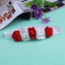 Baby 5 Flowers Headband Hair Band Handmade DIY Headwear Hair Accessories(4)