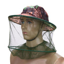 Camouflage Mosquitoes Net Fishing Hat Bee keeping Insects Prevention Cap Newly