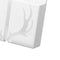 Phone Wall Mounted Holder with Plug Charging Sundries Organizer Box (White)