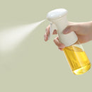 PET Olive Oil Spray Bottle Vinegar Gravy Dispenser Mist Sprayer (White)