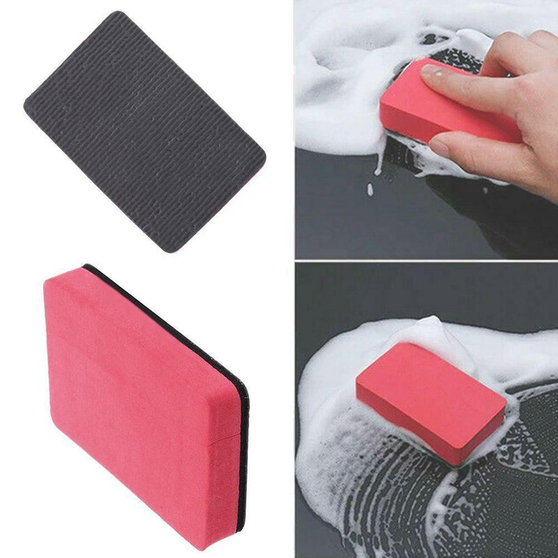 Car Cleaning Clay Sponge Bar Pads Block Cleaning Eraser Wax Polish To Top hot.