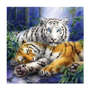 5D DIY Tiger Diamond Painting Embroidery DIY Craft Cross Stitch Home Decor Newly