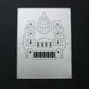 Big Church Metal Stencil Scrapbook Craft Embroidery Cutting Die-147857