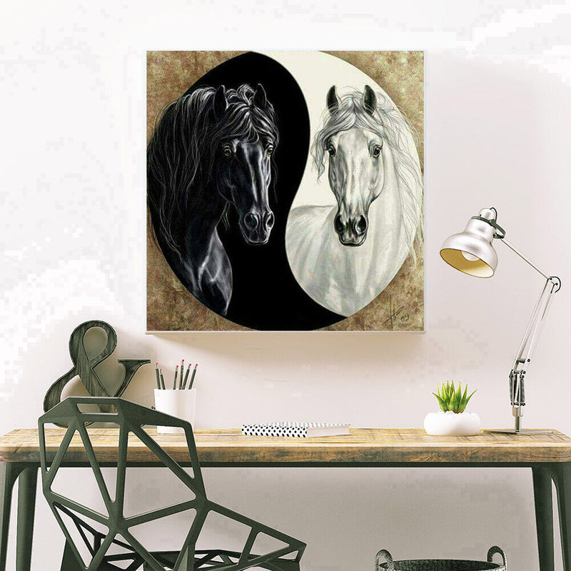 Full Drill 5D DIY Diamond Painting Horse Embroidery Cross Stitch Home Art Decor
