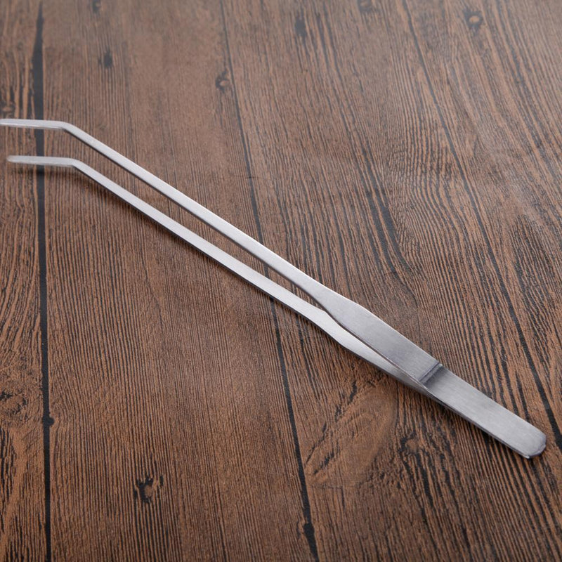 Universal 27CM Aquarium Plant Shrimp Reef Tank Straight Tweezer  Crooked