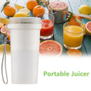 Portable Blender Wireless Juicer USB Small Lemon Orange Fruit Cup (White) Newly