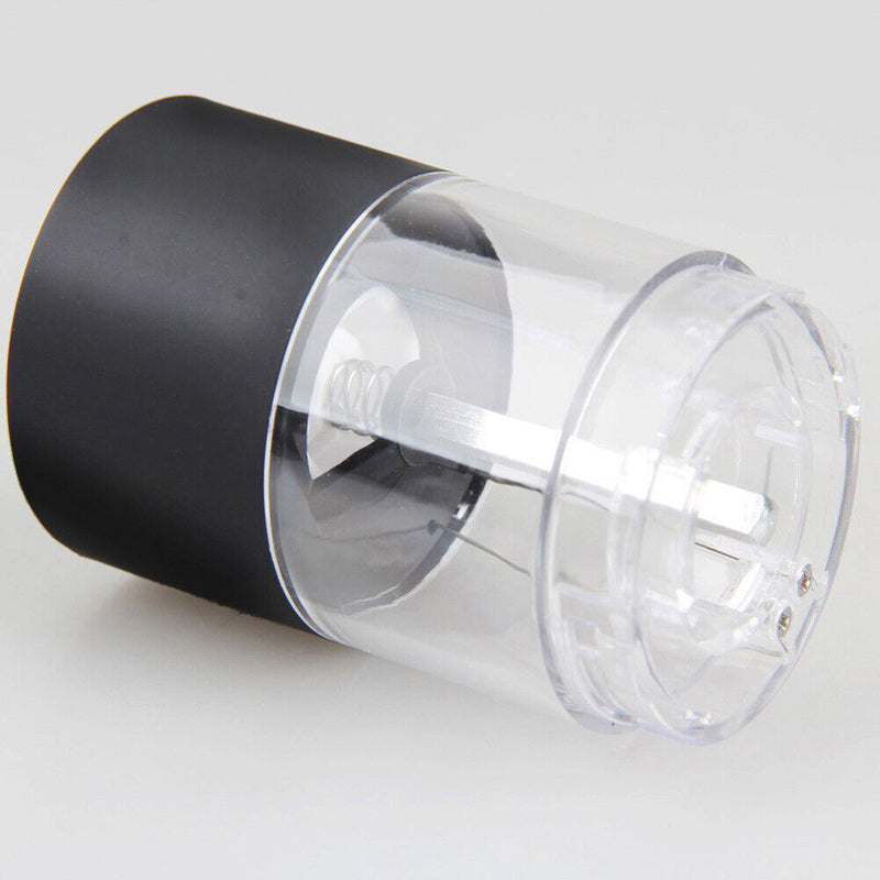 ABS Electric Pepper Salt Spice Mill Grinder Seasoning Grinding Tool (Black)