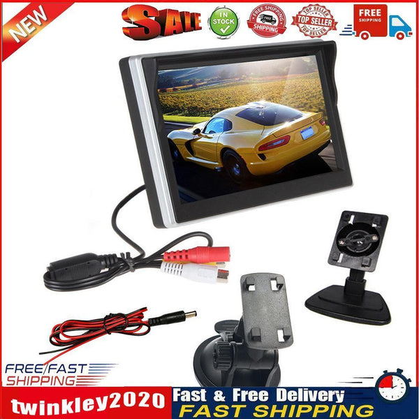 Car Parking Rear View Display with Bracket TFT LCD HD Security Monitor Kit Newly
