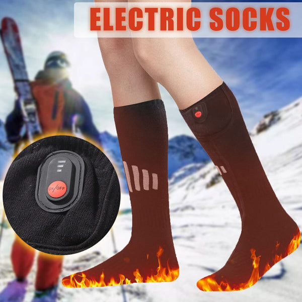 Electric Warmer Sport Hiking Heated Socks Sport Socks Winter Warmer Socks