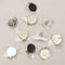 Zinc Alloy 25mm Golf Balls Aiming Cap Clips Golf Ball Mark Golf Training Aids