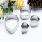 Rose Cutter Set Stainless Steel Fondant Molds Cake Decorating Moulds Newly