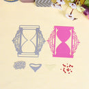 3pcs DIY Sandglass Metal Cutting Dies Stencil Scrapbooking Embossing Craft-