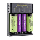 4 Slots Smart Charger Power Rechargeable Battery for Lithium 1.2V Ni-MH/Ni-Cd