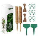40cm Coir Moss Pole - Bamboo Root Support Climbing Monstera H O Plant Moss X7Z5