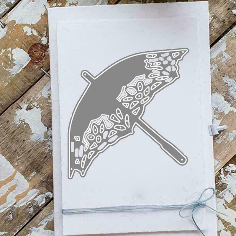 Umbrella Metal Cutting Dies Die Cut Stencil Embossing Photo K5J6 F9U7