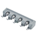 Wall Mounted Mop Brush Broom Hanger Storage Rack Kitchen Organizer(4 Racks)