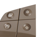 2pcs 8 Keys Car Steering Wheel Switch Button for Benz B-Class (Dark Yellow)