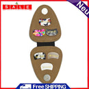Portable PU Leather Guitar Picks Holder Bag with 6pcs Guitar Picks Guitar Parts