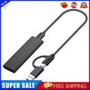 M.2 SSD to USB 3.1 Enclosure M.2 NVME PCIE/NGFF SATA NVME Adapter (Black)