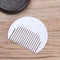 Women Home Office Use Cookie Shaped Mirror with Comb Chocolate Pocket Mirror