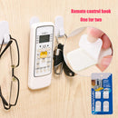 4pcs/set TV Remote Control Sticky Hooks Adhesive Hanger for TV Air Conditio