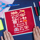 Christmas Cutting Dies Mold Silicone Transparent Seal Stamp DIY Photo Album Tool